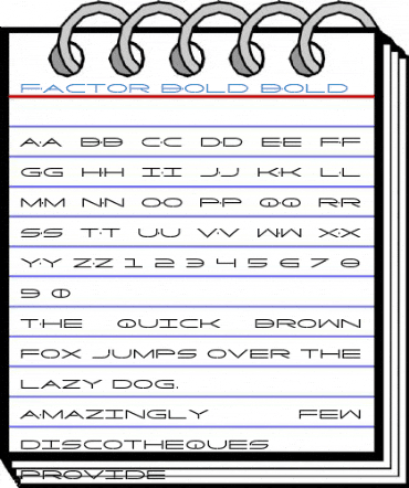 Factor Bold Bold Font