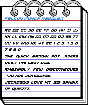 Falcon Punch Regular Font