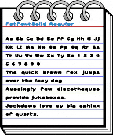 FatfontSolid Regular Font