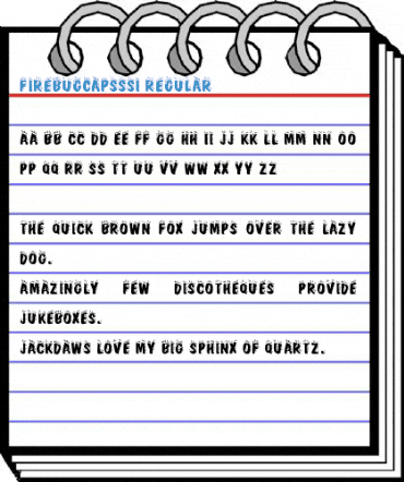 FirebugCapsSSi Regular Font