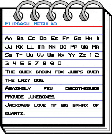 Flipbash Regular Font