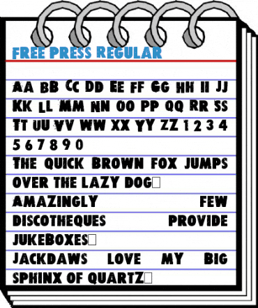 Free press Regular Font