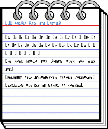 FSO nearly real blud Regular Font