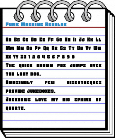 Funk Machine Regular Font