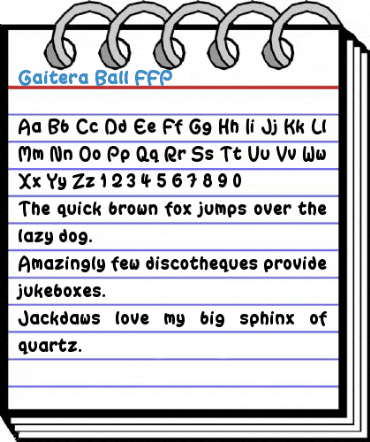 Gaitera Ball FFP Font
