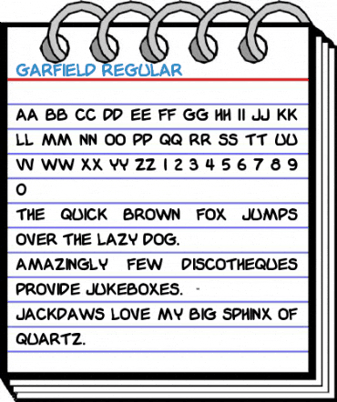 Garfield Regular Font