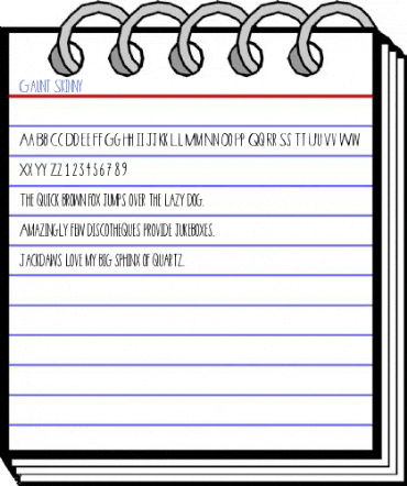 Gaunt Skinny Font