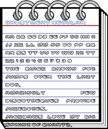 Ghostmeat Regular Font