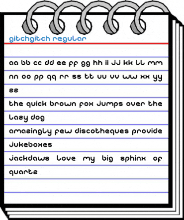 gitchgitch Regular Font
