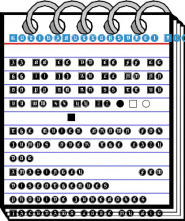 GotikaButtonsDrei Regular Font