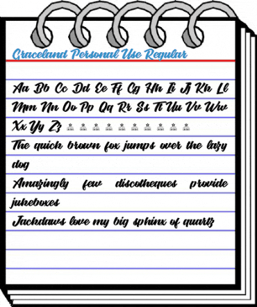Graceland Personal Use Regular Font