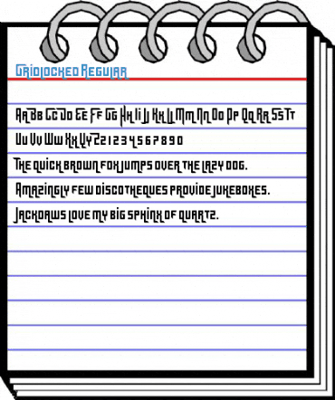 Gridlocked Regular Font