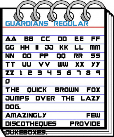 Guardians Regular Font