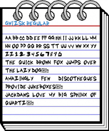 GwizsK Regular Font