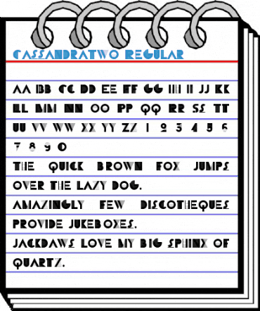 CassandraTwo Regular Font