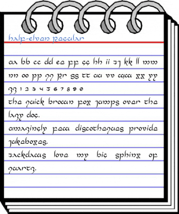 Half-Elven Regular Font