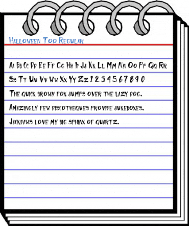 Halloween Too Regular Font