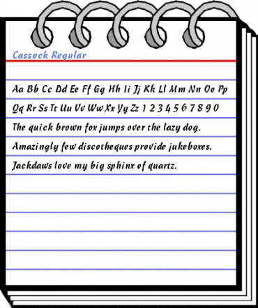 Cassock Regular Font