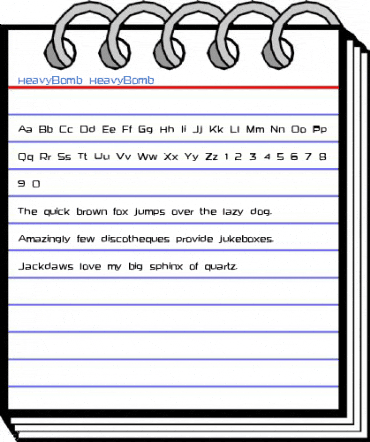 HeavyBomb HeavyBomb Font