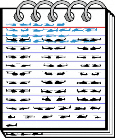 Hello Copters Solid Regular Font