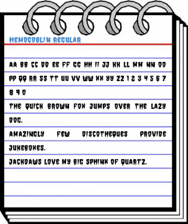 Hemogoblin Regular Font