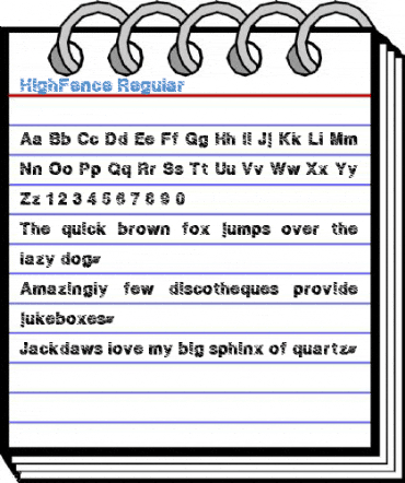 HighFence Regular Font