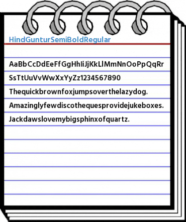 Hind Guntur SemiBold Regular Font