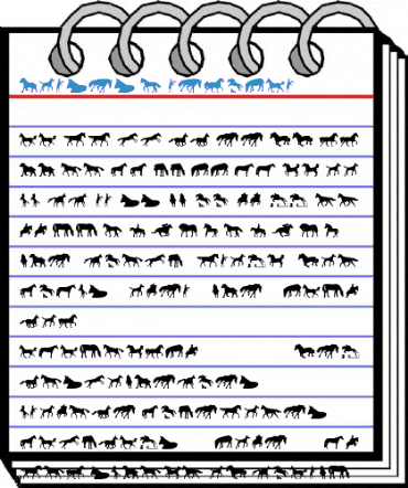 Horses 1 Regular Font