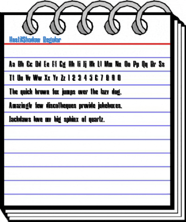 HostilShadow Regular Font