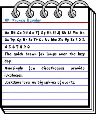 HP-France Regular Font
