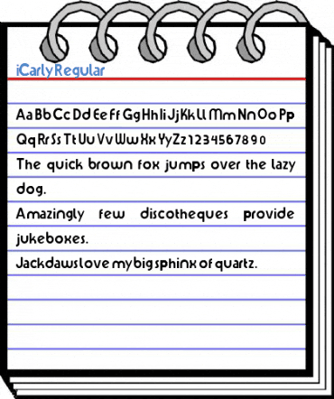 iCarly Regular Font