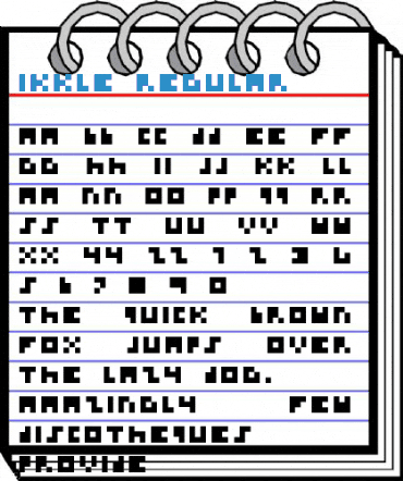 Ikkle Regular Font
