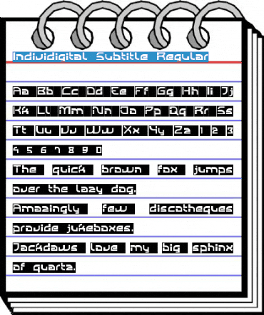 Individigital Subtitle Regular Font