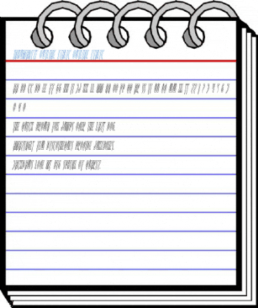Inhumanity Outline Italic Outline Italic Font