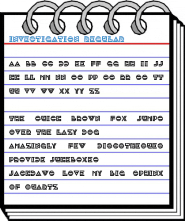 Investigation Regular Font