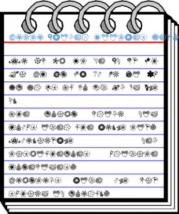 Janda Flower Doodles Regular Font