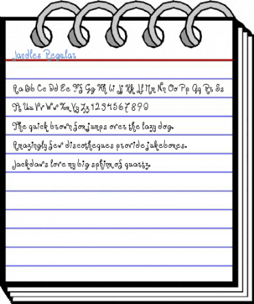 Jandles Regular Font