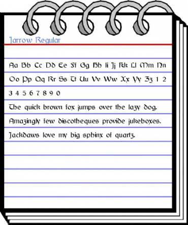 Jarrow Regular Font