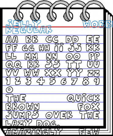 Jelly Wobblers Regular Font