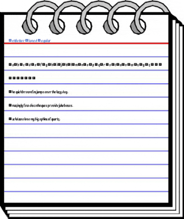 Jettletter Cloned Regular Font