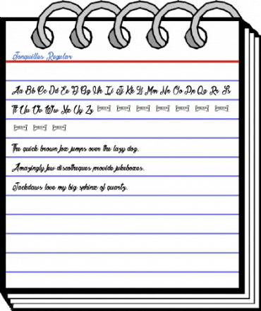 Jonquilles Regular Font