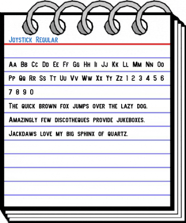 Joystick Regular Font