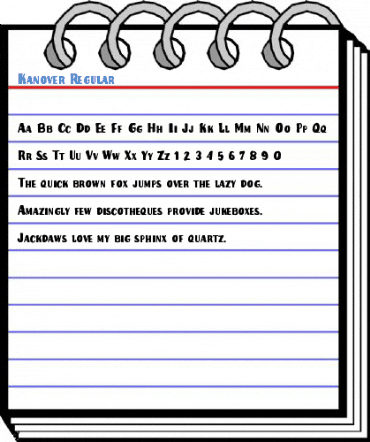Kanover Regular Font