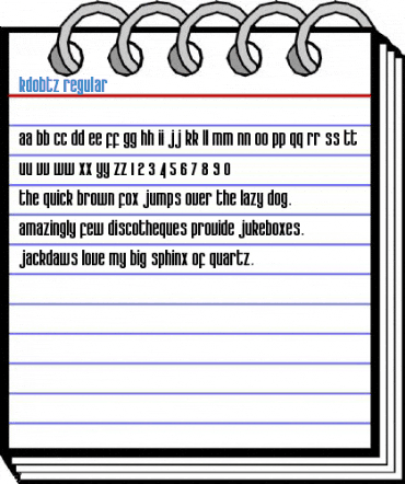 KdoBtz Regular Font