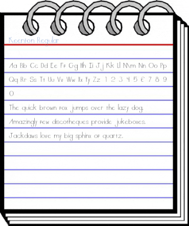 Keenton Regular Font