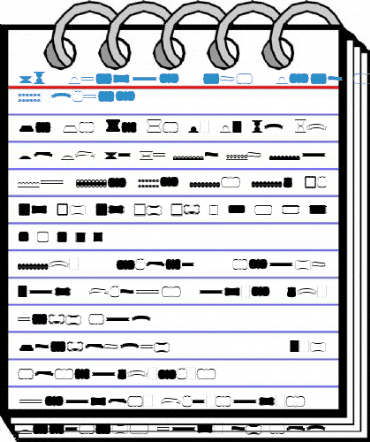 KG Flavor and Frames Five Font