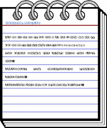Kickstop Regular Font