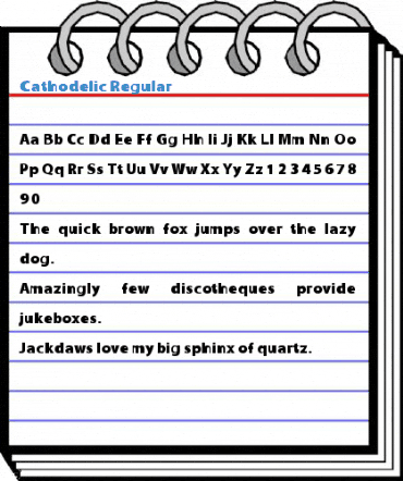 Cathodelic Regular Font