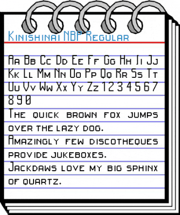 Kinishinai NBP Font