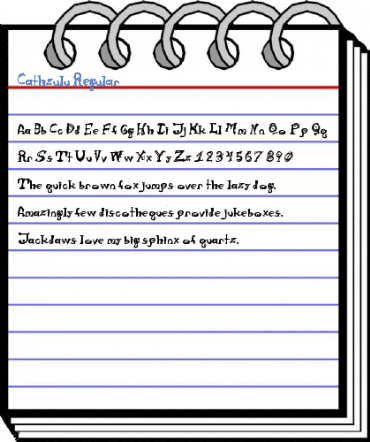 Cathzulu Regular Font